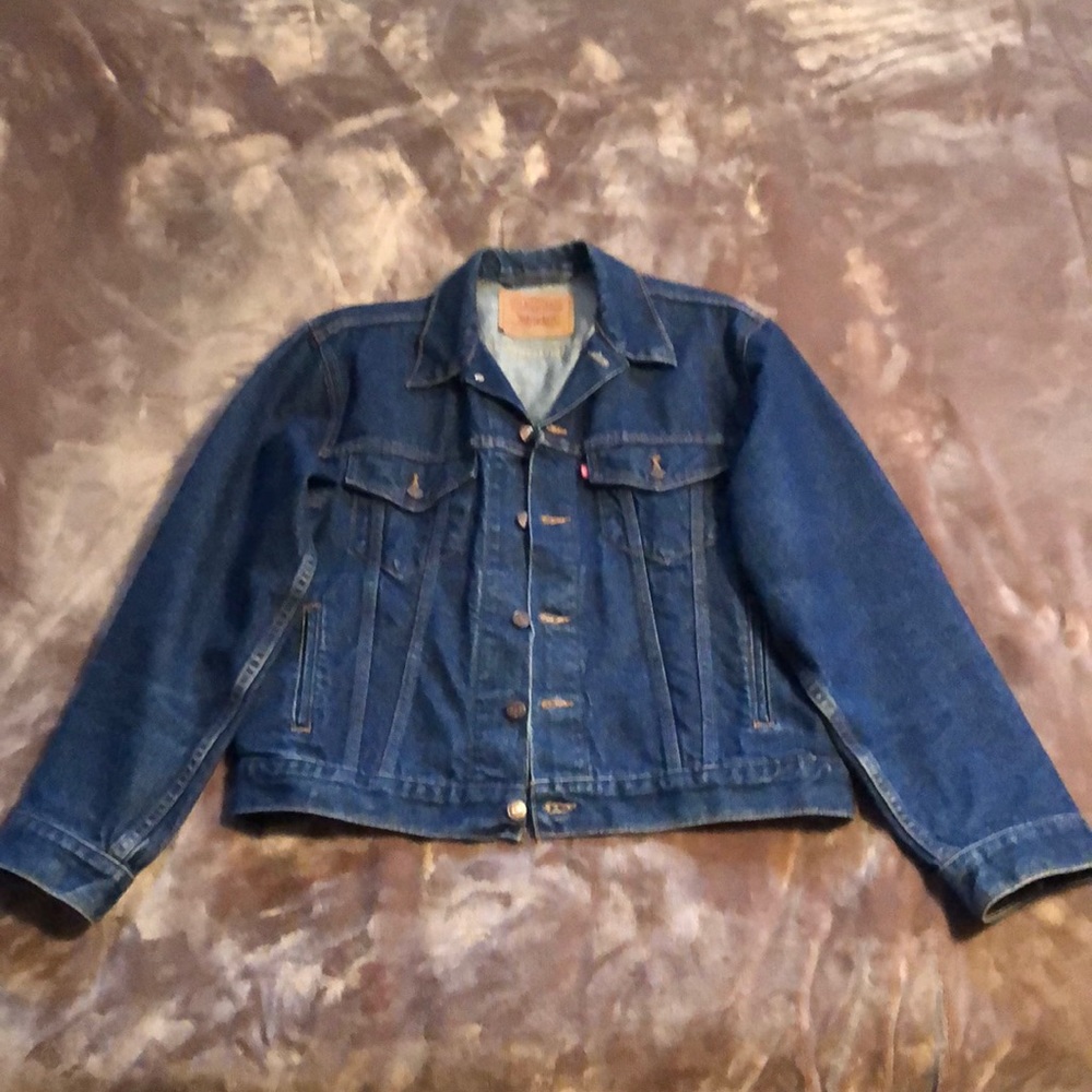 VINTAGE 80's Levi’s Trucker Jean Jacket 70506-0216 | Sz 42 | EXCELLENT CONDITION